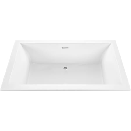 MTI Baths Andrea 28 66" Drop In Acrylic Soaking Tub with Center Drain and Overflow White
