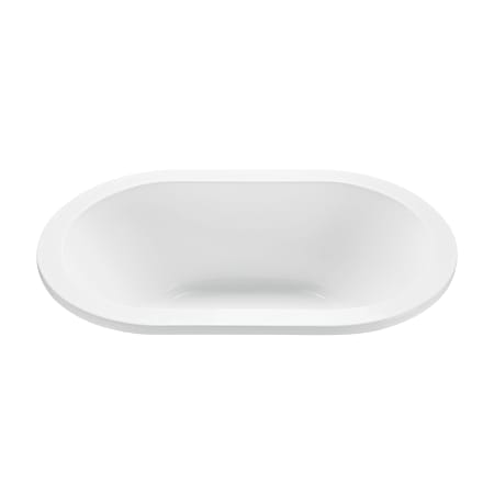 MTI Baths New Yorker 2 66" Undermount Acrylic Soaking Tub with Center Drain and Overflow White