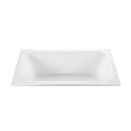 MTI Baths Sophia 2 72" Undermount Acrylic Soaking Tub with Center Drain and Overflow White