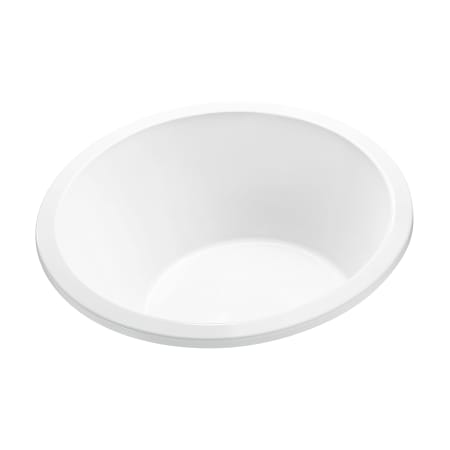 MTI Baths Jasmine 1 66" Undermount Acrylic Soaking Tub with Center Drain and Overflow White