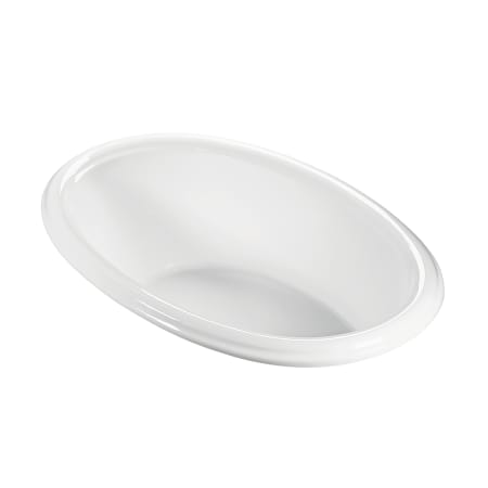 MTI Baths Victoria 2 60" Drop-In Acrylic Soaking Tub with Reversible Drain and Overflow White