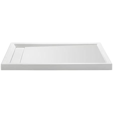 MTI Baths Designer 60" x 30" Rectangular Shower Base with Multiple Low-Profile Threshold and Right Drain White Matte