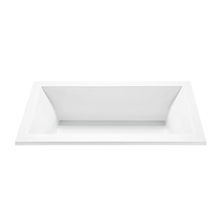 MTI Baths Andrea 14 Designer 71" Drop In Acrylic Soaking Tub with Center Drain Placement and Overflow - with Stream Technology White
