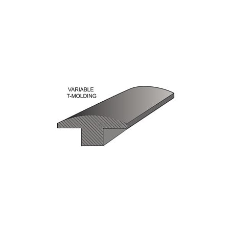 Mullican 78" x 2" Engineered Hardwood and Solid Hardwood Nail Down Hardwood Flooring T-Molding Natural