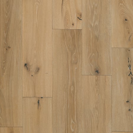 Mullican Castillian Premier 9.44" Wide Wire Brushed Engineered White Oak Hardwood Flooring with Low Gloss - Sold by Carton (28.4 SF/Carton) Coastal Fog