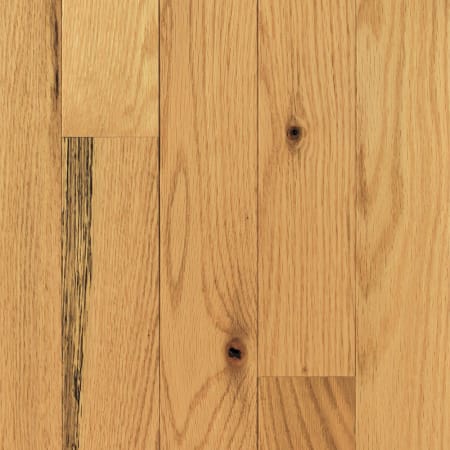 Mullican Oak Pointe 2.0 3" Wide Smooth Solid Red Oak Hardwood Flooring with Medium Gloss - Sold by Carton (24 SF/Carton) Natural