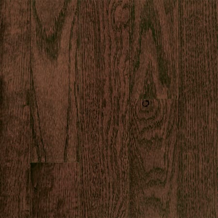 Mullican Oak Pointe 2.0 3" Wide Smooth Solid Oak Hardwood Flooring with Medium Gloss - Sold by Carton (24 SF/Carton) Dark Chocolate
