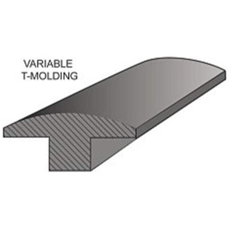 Mullican Serenity 78" x 2" Engineered Hardwood Glue Down or Staple Down Hardwood Flooring T-Molding - Sold by Piece (6.5 LF/Piece) Natural