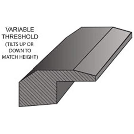 Mullican Serenity 78" x 2" Engineered Hardwood Glue Down or Staple Down Hardwood Flooring End Cap/Threshold - Sold by Piece (6.5 LF/Piece) Harmony