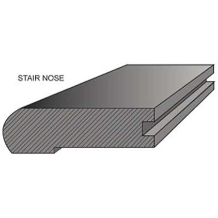 Mullican Mystic Grove 78" x 3" Engineered Hardwood Glue Down or Staple Down Hardwood Flooring Stair Nose - Sold by Piece (6.5 LF/Piece) Woodland