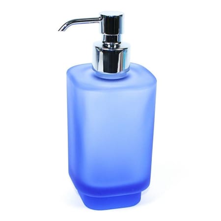 Nameeks Gedy Collection Free Standing Soap Dispenser Satin Light Blue Glass