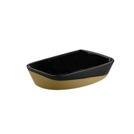 Nameeks Gedy Collection Wall Mounted Soap Dish Black / Mustard