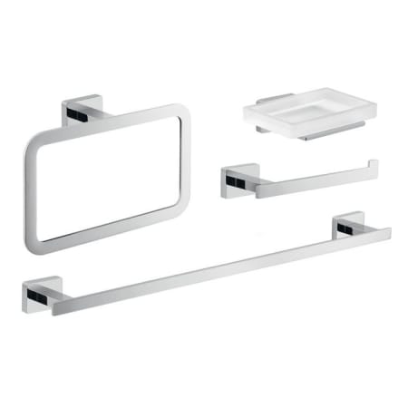 Nameeks Gedy Bathroom Accessories Set Polished Chrome