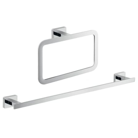 Nameeks Gedy Bathroom Accessories Set Polished Chrome