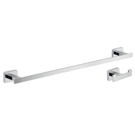 Nameeks Gedy Bathroom Accessories Set Polished Chrome