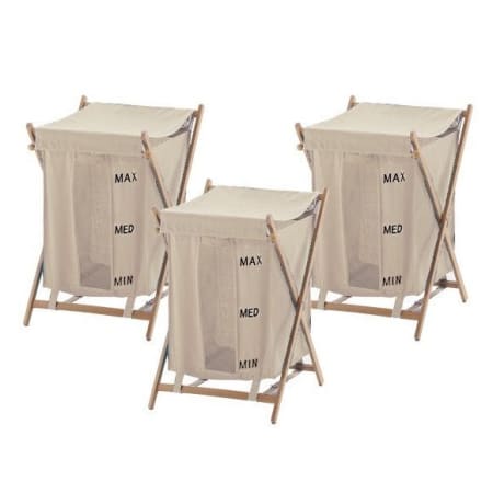Nameeks Gedy Free Standing Laundry Basket Beige