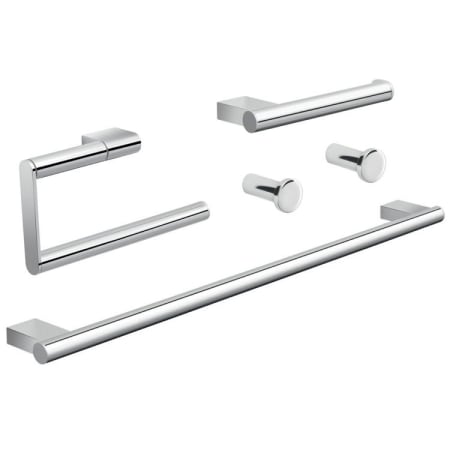 Nameeks Gedy Bathroom Accessories Set Polished Chrome