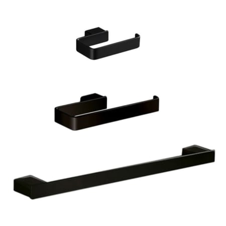 Nameeks Gedy Bathroom Accessories Set Matte Black
