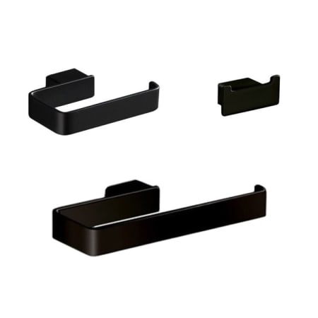 Nameeks Gedy Bathroom Accessories Set Matte Black