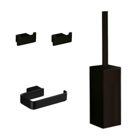 Nameeks Gedy Bathroom Accessories Set Matte Black
