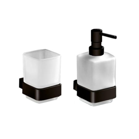 Nameeks Gedy Bathroom Accessories Set Matte Black