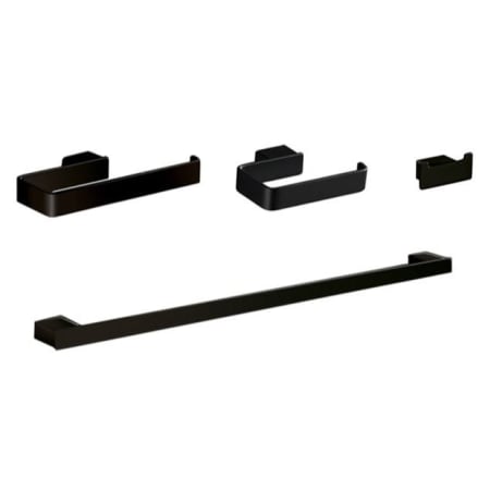 Nameeks Gedy Bathroom Accessories Set Matte Black
