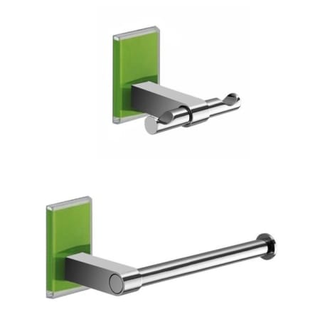 Nameeks Gedy Bathroom Accessories Set Avacado Green
