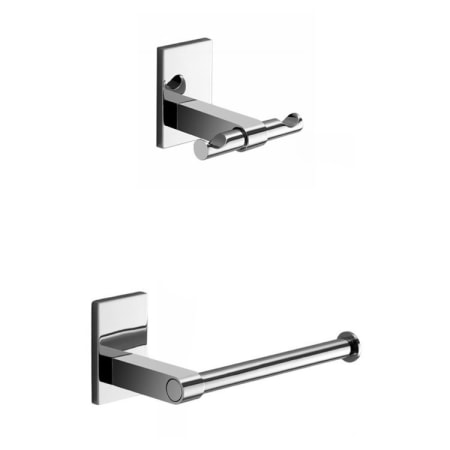 Nameeks Gedy Bathroom Accessories Set Polished Chrome