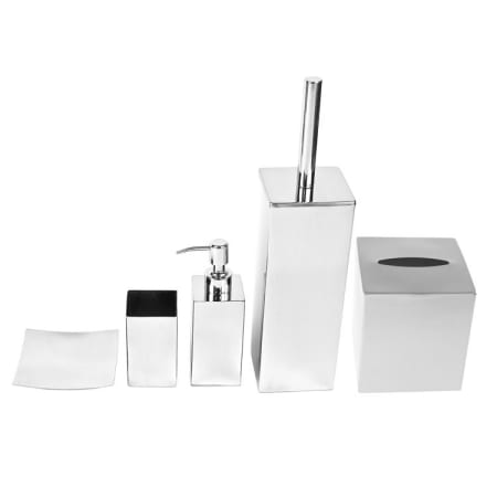 Nameeks Gedy Bathroom Accessories Set Polished Chrome