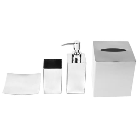 Nameeks Gedy Bathroom Accessories Set Polished Chrome