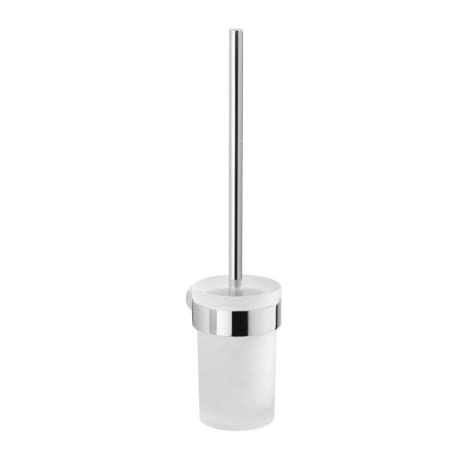 Nameeks Gedy Wall Mounted Toilet Brush Holder Polished Chrome / White