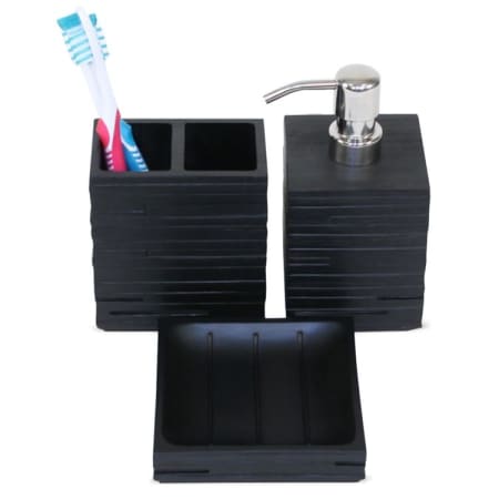 Nameeks Gedy Bathroom Accessories Set Black