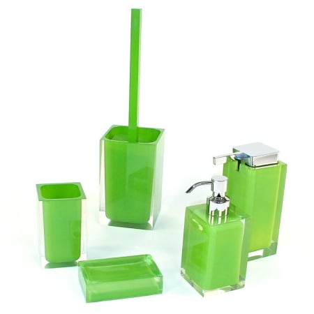Nameeks Gedy Bathroom Accessories Set Avacado Green