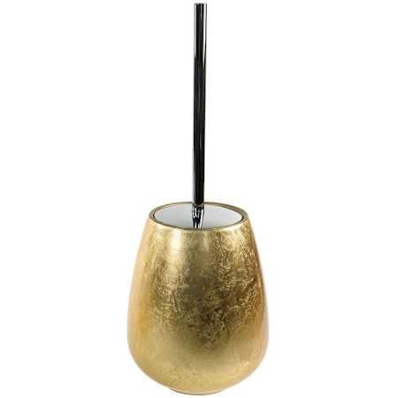 Nameeks Gedy Free Standing Toilet Brush Holder Gold