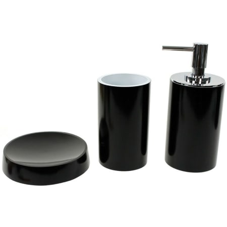 Nameeks Gedy Bathroom Accessories Set Black