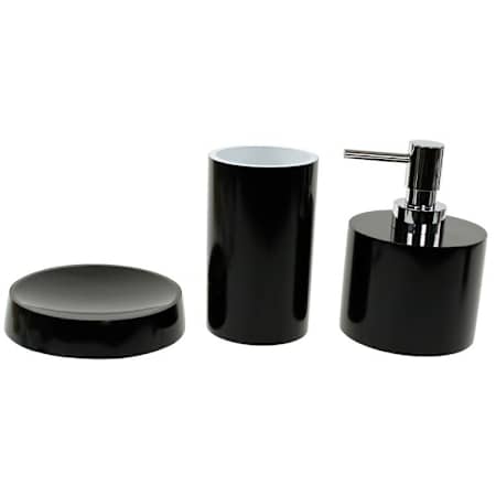 Nameeks Gedy Bathroom Accessories Set Black