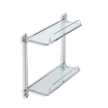 Nameeks StilHaus 18" Double Bathroom Shelf Chrome