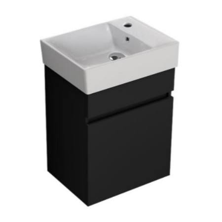 Nameeks 16" Small Floating Bathroom Vanity Matte Black