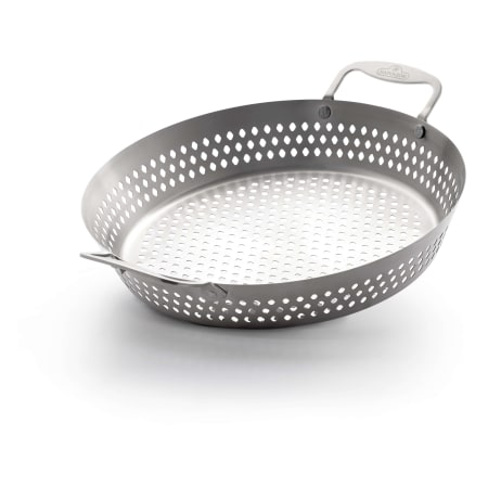 Napoleon 12 3/4 Inch Wide Stainless Steel Wok Stainless Steel