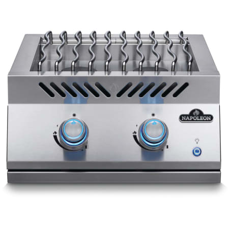 Napoleon 18 Inch Wide Natural Gas Built-in Double Side Burner for BBQ Grill Stainless Steel