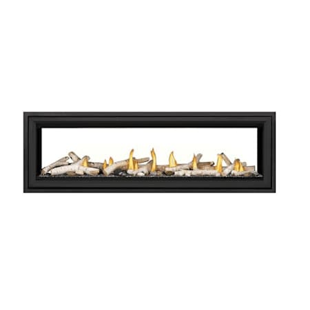 Napoleon Vector 78 Inch Wide 42,000 BTU Natural Gas Built In Fireplace Black