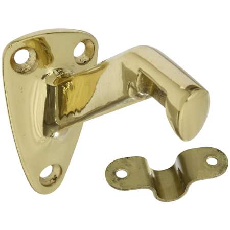 National Hardware 1-7/8 Inch Solid Brass Hand Rail Bracket Brass