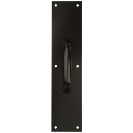 National Hardware 3-1/2 Inch x 15 Inch Aluminum Pull with Plate Oil Rubbed Bronze