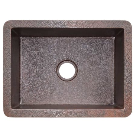 Native Trails Cocina 24" Undermount Single Basin Copper Kitchen Sink Antique Copper