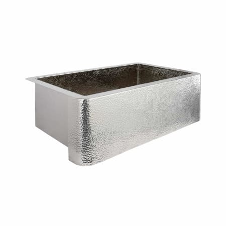 Native Trails Farmhouse 30" Farmhouse Single Basin Copper Kitchen Sink Polished Nickel