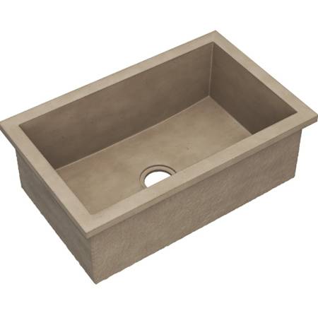 Native Trails Pacifica 30 Inch Concrete Kitchen Sink Earth