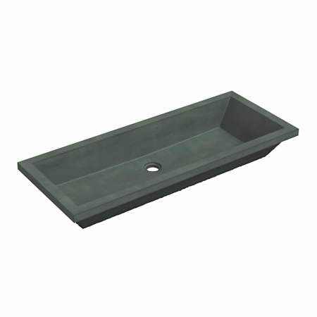 Native Trails NativeStone 37" Rectangular Concrete Undermount Bathroom Sink Forest