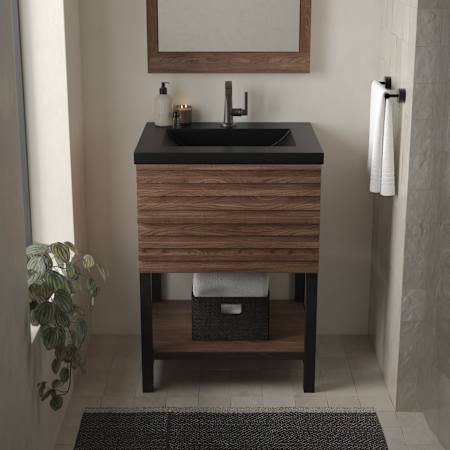 Native Trails Winemaker 24" Single Free Standing Vanity Cabinet Only - Less Vanity Top Cask Oak