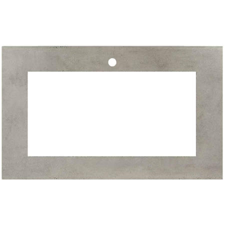 Native Trails NativeStone 36" Concrete Vanity Top with Single Faucet Hole Ash