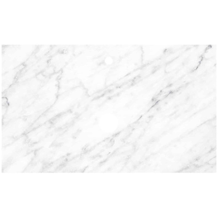 Native Trails Carrara 36" Marble Vanity Top with Single Faucet Hole Carrara